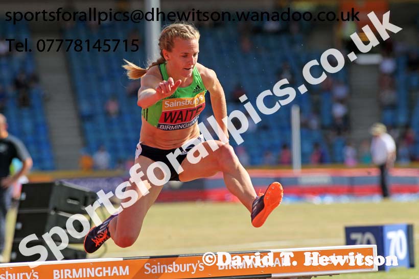 Womens 3000 metres steeplechase, Sainsbury's British Champs, Alexander Stadium, Birmingham. Photo: David T. Hewitson/Sprts for All Pics